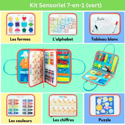 Kit Sensoriel 7-en-1 ( 6 mois à 6 ans)