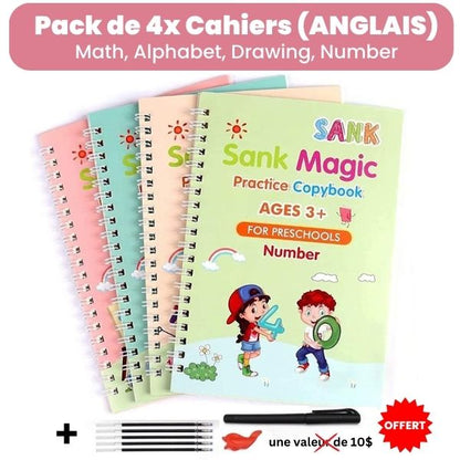 CalliPlay - Cahier d'Écriture Educatif et Réutilisable (3 à 9ans)