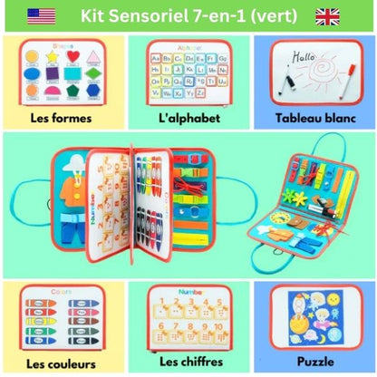 Kit Sensoriel 7-en-1 ( 6 mois à 6 ans)